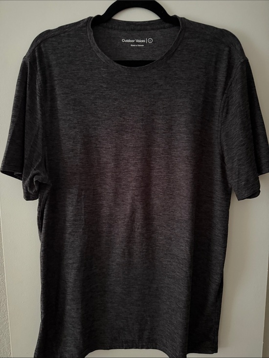 Outdoor Voices Other - Outdoor Voices Dark Heather Short Sleeve Crew Tee - Charcoal